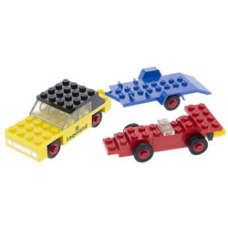 Lego 650 Cars with trailers and Racing Cars