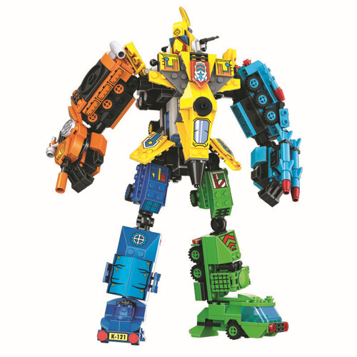 Winner / JEMLOU 8024A Transformer Warrior Iron Fist Powerful Warrior 6 6 in 1