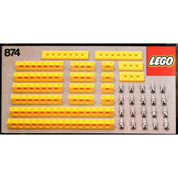 Lego 876 Beams with Connector Pegs