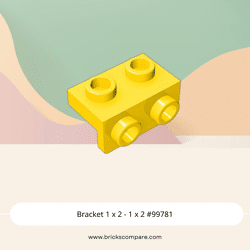 Bracket 1 x 2 - 1 x 2 #99781  - 24-Yellow