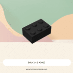 Brick 2 x 3 #3002 - 26-Black