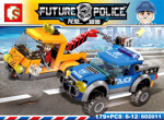 SY 602011 Dragon Fury Super Police: Chasing Robbers in the Block