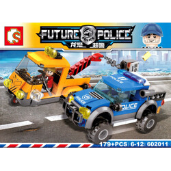 SY 602011 Dragon Fury Super Police: Chasing Robbers in the Block