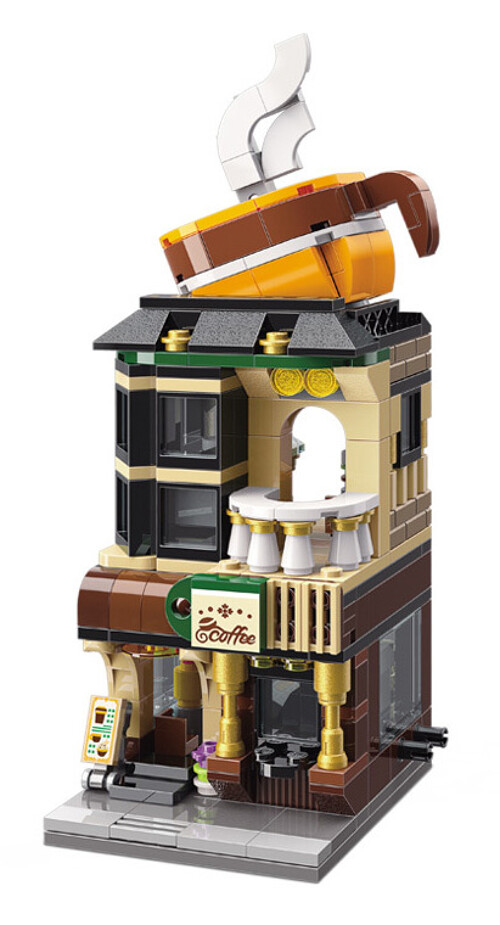 QMAN / ENLIGHTEN / KEEPPLEY C0102 Colorful Street View: Meet the Coffee House