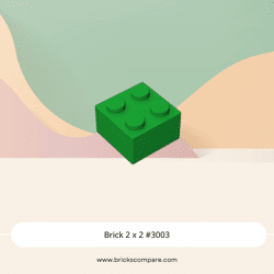 Brick 2 x 2 #3003 - 28-Green