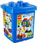 Lego 7615 Creative Building: Blue Barrel Foundation Set
