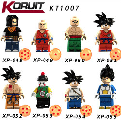 KORUIT KT1007 8 Minifigures: Dragon Ball