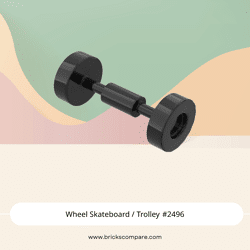 Wheel Skateboard / Trolley #2496 - 26-Black