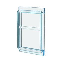 Glass for Train Door Lip On Top and Bottom #4183 - 42-Trans-Light Blue