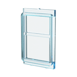 Glass for Train Door Lip On Top and Bottom #4183 - 42-Trans-Light Blue