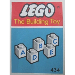 Lego 434 50 letter bricks