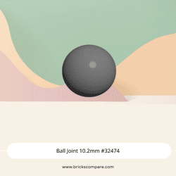 Ball Joint 10.2mm #32474 - 199-Dark Bluish Gray