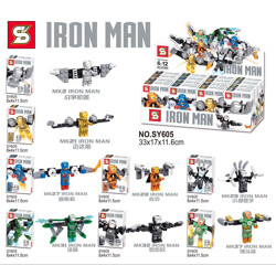 SY SY605 Iron Man Minifigure 8