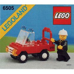 Lego 6505 Fire chief's car.