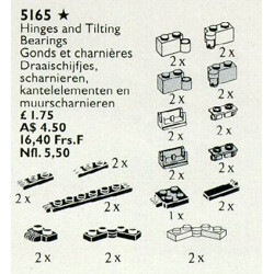 Lego 5165 Hinges, Couplings and Tilting Bearings