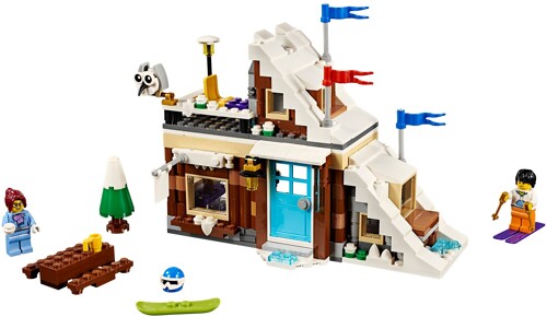 LERI / BELA 11048 Ski Holiday House Modular Scene
