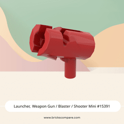 Launcher, Weapon Gun / Blaster / Shooter Mini #15391 - 21-Red