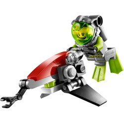 Lego 8072 Atlantis: Submarine Jet Booster
