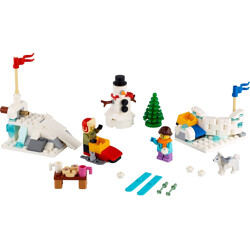 Lego 40424 Snowball fights in winter