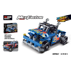 DECOOL / JiSi 3815 Back Force Racing Cars: Blue Ice - Wild Ice Blade - Wild Racing
