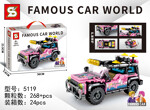 SY 5119 Famous Car World: Pink Resort Off-road Vehicle