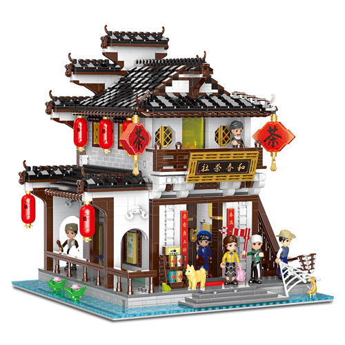 XINGBAO XB-01034 Jiangnan Water Town: Hechun Tea House