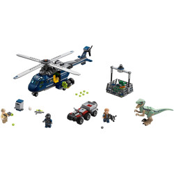 LERI / BELA 10925 Jurassic World 2: Lost Kingdom: The Helicopter Tracking of The Rapid Dragon Bru