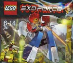Lego 3871 Mechanical Warrior: White Aircraft