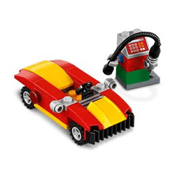 Lego 40277 Promotion: Modular Building of the Month: Cars and Petrol Pumps