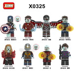 XINH X0325 8 minifigures: Super Heroes