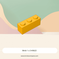 Brick 1 x 3 #3622 - 191-Bright Light Orange