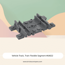 Vehicle Track, Train Flexible Segment #64022 - 199-Dark Bluish Gray