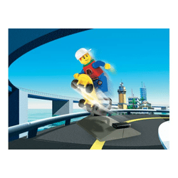 Lego 6731 Crazy Stunt Island: Pepper Ronnie Extreme Skateboard