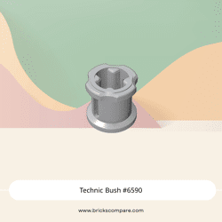 Technic Bush #6590 - 194-Light Bluish Gray