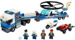 Lego 60244 Police helicopter transporter