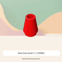 Nose Cone Small 1 x 1 #59900 - 21-Red