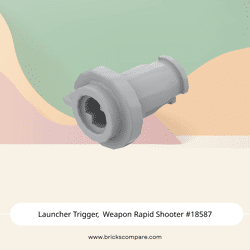 Launcher Trigger, Weapon Rapid Shooter #18587  - 194-Light Bluish Gray
