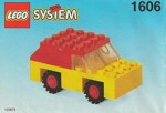Lego 1606 Red and Yellow Car