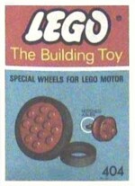 Lego 404 Wheels for Motor (The Building Toy)