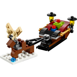 Lego 40287 Mini Model of the Month: Moose Sled
