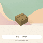 Brick 2 x 2 #3003 - 138-Dark Tan