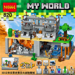 DECOOL / JiSi 820 Minecraft: 3D Reality Stephen Battle Skull City 2in1