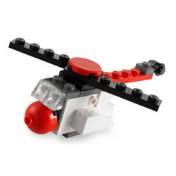 Lego 7609 Mini Rescue Helicopter