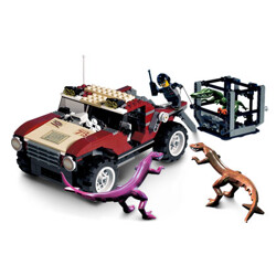 Lego 7296 Dinosaur 2010: Dinosaur Four-Wheel Trap Car