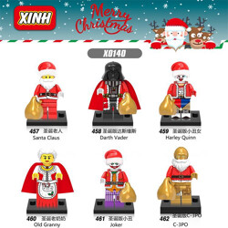 XINH X0140 6 Minifigures: Christmas Special