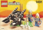Lego 1491 Castle: Black Knight: Two-arms stone thrower