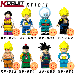 KORUIT KT1011 8 Minifigures: Dragon Ball