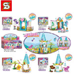 SY SY1460A My Little Pony: Dreamy Pony Castle 4 Combinations: Garden of Dreams, Magnificent House, Tranquil Castle, Castle of Flowers