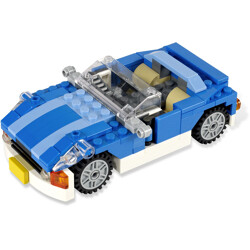 Lego 6913 Blue Cabriolet Minibus