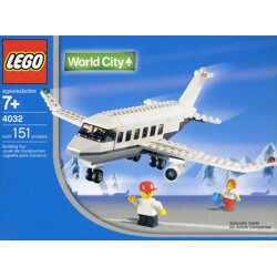 Lego 4032 World City: Passenger Aircraft